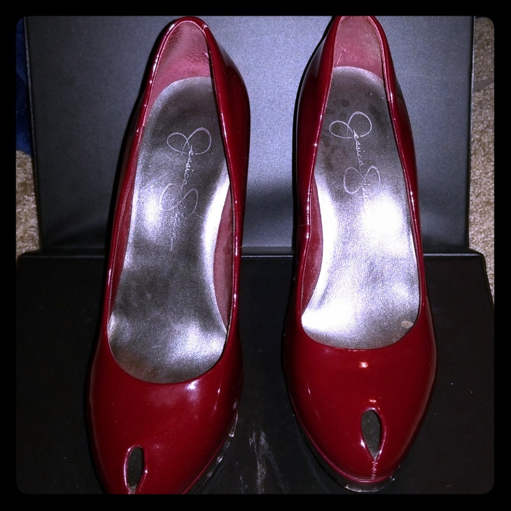 Jessica Simpson Peep Toe Heels